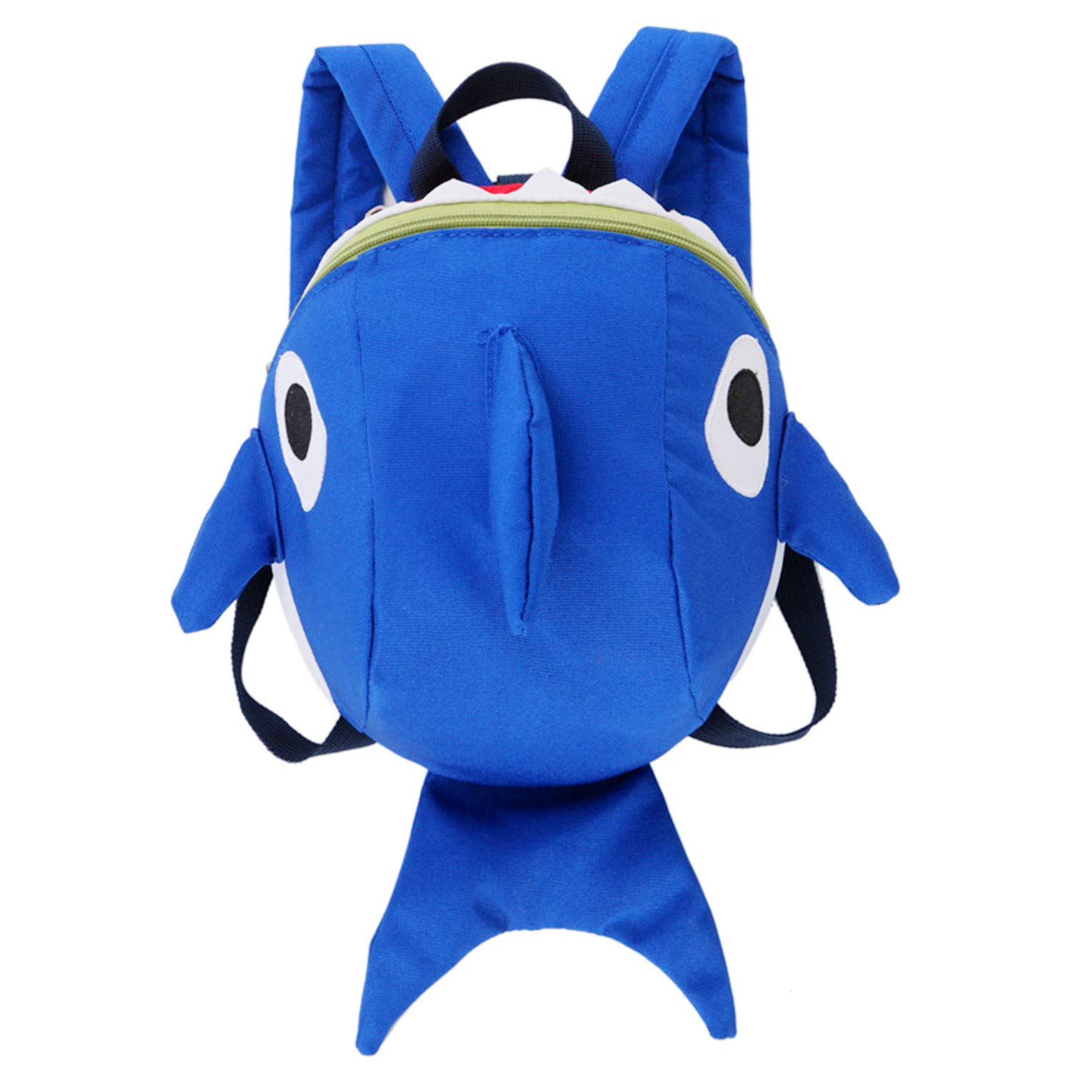 Moonlove Baby Kids Toddlers Cute Shark Walking Safety Harness Backpack Baby Walker's Bag With Safety Reins Belts Travel Backpack Cartoon Nursery School Bag for Boys Girls