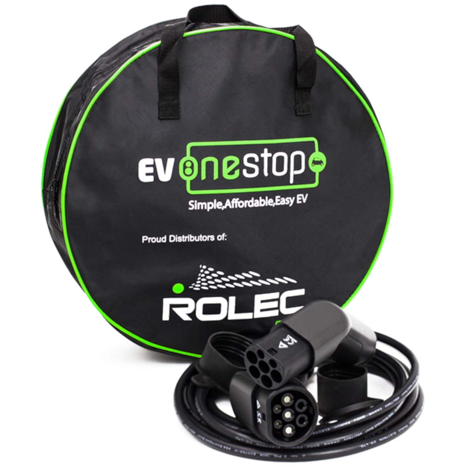 EV / Electric Vehicle Charging Cable Type 2 to Type 2 16 Amp(3.6kW) 5 Meter Free Carry