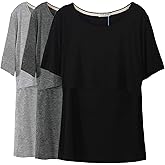 Smallshow Women's Maternity Nursing Tops Short Sleeve Breastfeeding Clothes