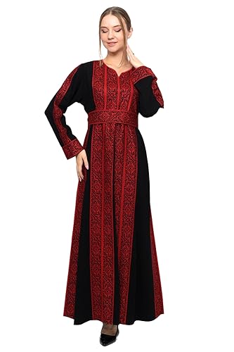 ARAB ATEEK Abaya Dress for Women- Embroidered Palestinian Thobe -  Traditional Thobe -   -    in Dubai - UAE  | Whizz Dresses