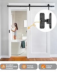90/180 Degree Barn Door Lock, Small Flip Gate