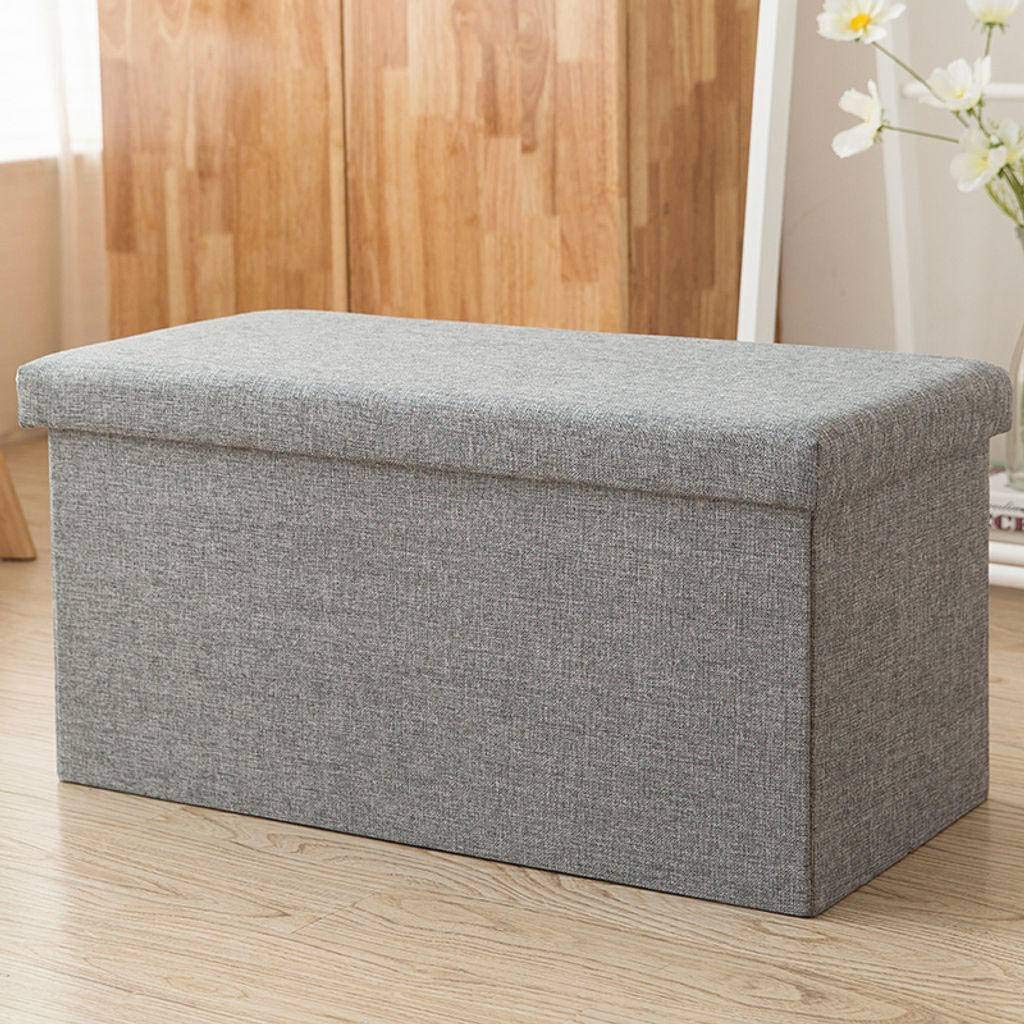 Otomanas y reposapiés Nórdico Plegable Suave Cómodo Taburete para