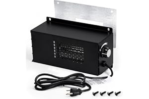 Hiorucet Speed Variable PBAR-2427 Fireplace Blower Fan Kit for Pleasant Hearth Vent Free Stove or Wood Burning Stoves, GHP Group VFS2-PH30DT VFS2-PH20DT VFS-PH20DT, 3200RPM Improve Heating Efficiency.