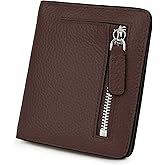 AINIMOER Small Leather Wallet for Women, Ladies Credit Card Holder RFID Blocking Women's Mini Bifold Pocket Purse