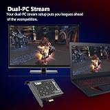 Y&H PCIe Capture Card 4K30 1080p120 HDMI Passthrough Low Latency PS4 Xbox PC view 4