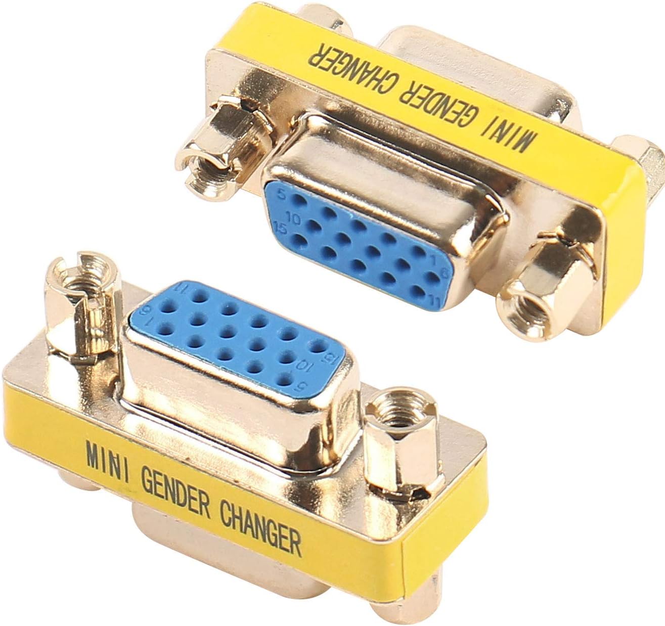 Vga To Vga ENUODA VGA Coupler Pack 15 Pin Female To Female Mini - Technical View