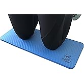 Sargoby Fitness Yoga Knee Pad 0.6 inch Thick Pilates Yoga Knee Pad Cushion your knees Also support Elbows Forearms