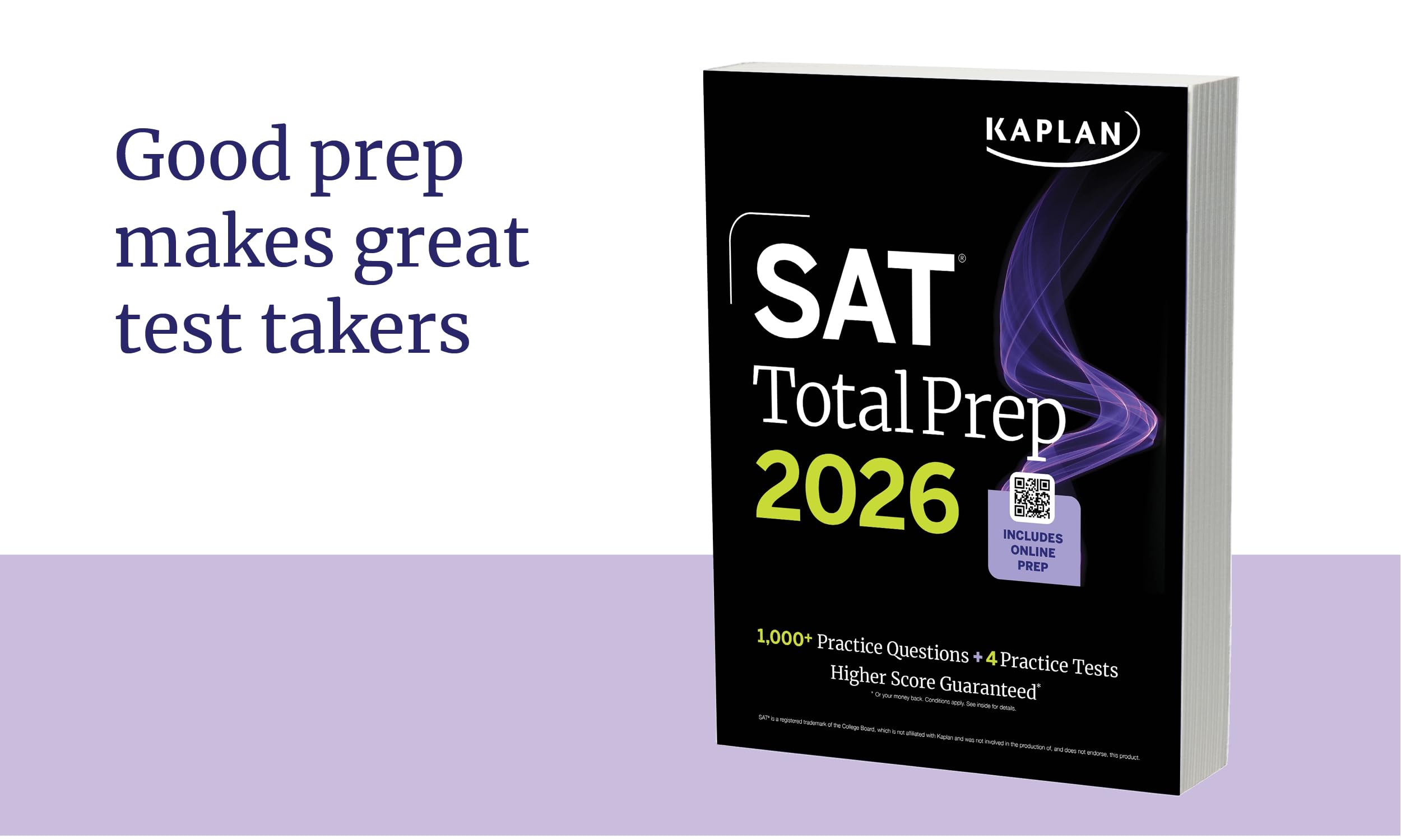 SAT Total Prep 2026: Includes 4 Full Length Practice Tests, 1,100+ Practice Questions + 1 Year Access to Online Quizzes and Video Lessons and Tutorials (Kaplan Test Prep) SAT Total Prep 2026: Includes 4 Full Length Practice Tests, 1,100+ Practice Questions + 1 Year Access to Online Quizzes and Video Lessons and Tutorials (Kaplan Test Prep) Paperback
