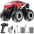 Cybertruck RC Car Kids Toys for Ages 6+, Remote Control Car Waterproof Monster Truck, Amphibious 4WD All Terrain Off-Road Pickup, 1:16 Scale, 2.4GHZ Vehicles, Boys Christmas Kids Birthday Gift / Red