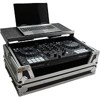 ProX XS-DDJ800 WLT Hard Flight Road Case With Sliding Laptop Shelf For Pioneer DDJ-800