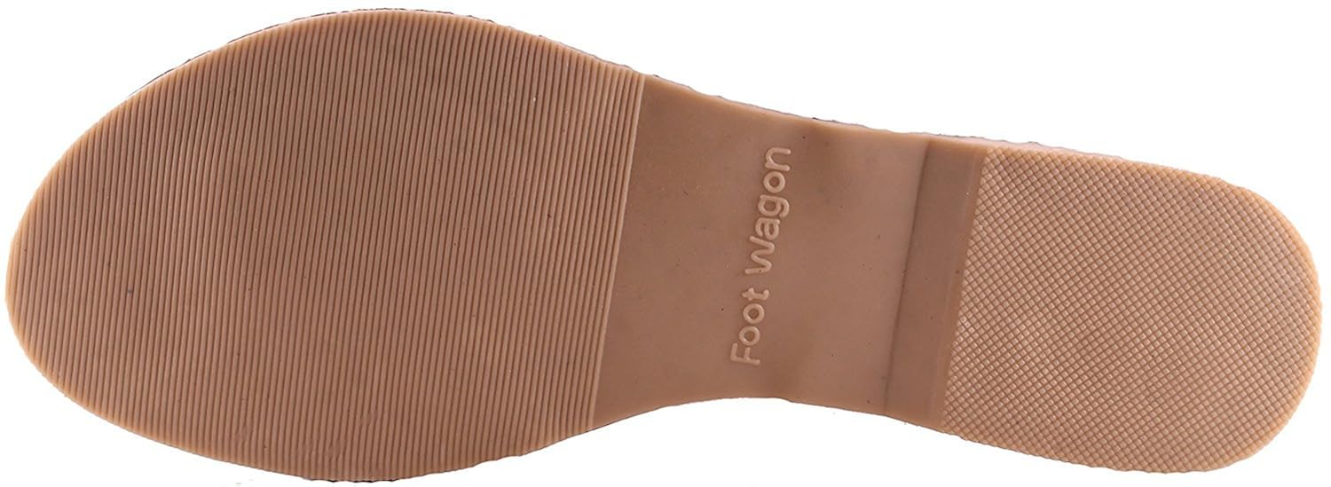 karat gold women's tan faux fur sandal - 3