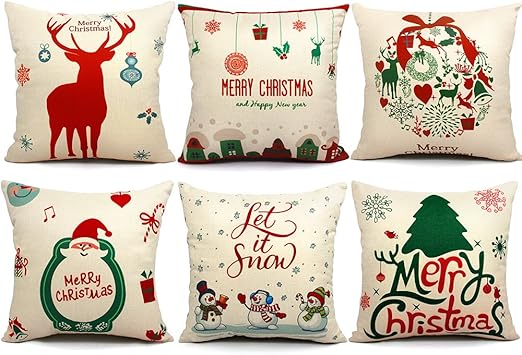 outdoor christmas pillows