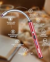 VEHHE Lighter Rechargeable Candle Lighter with Safety Switch Flexible Neck view 3