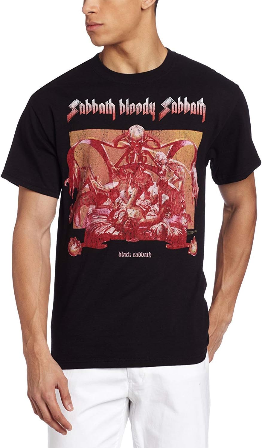 Hobby T-Shirt Mens Sabbath Bloody Sabbath Fashion Graphic T-Shirt