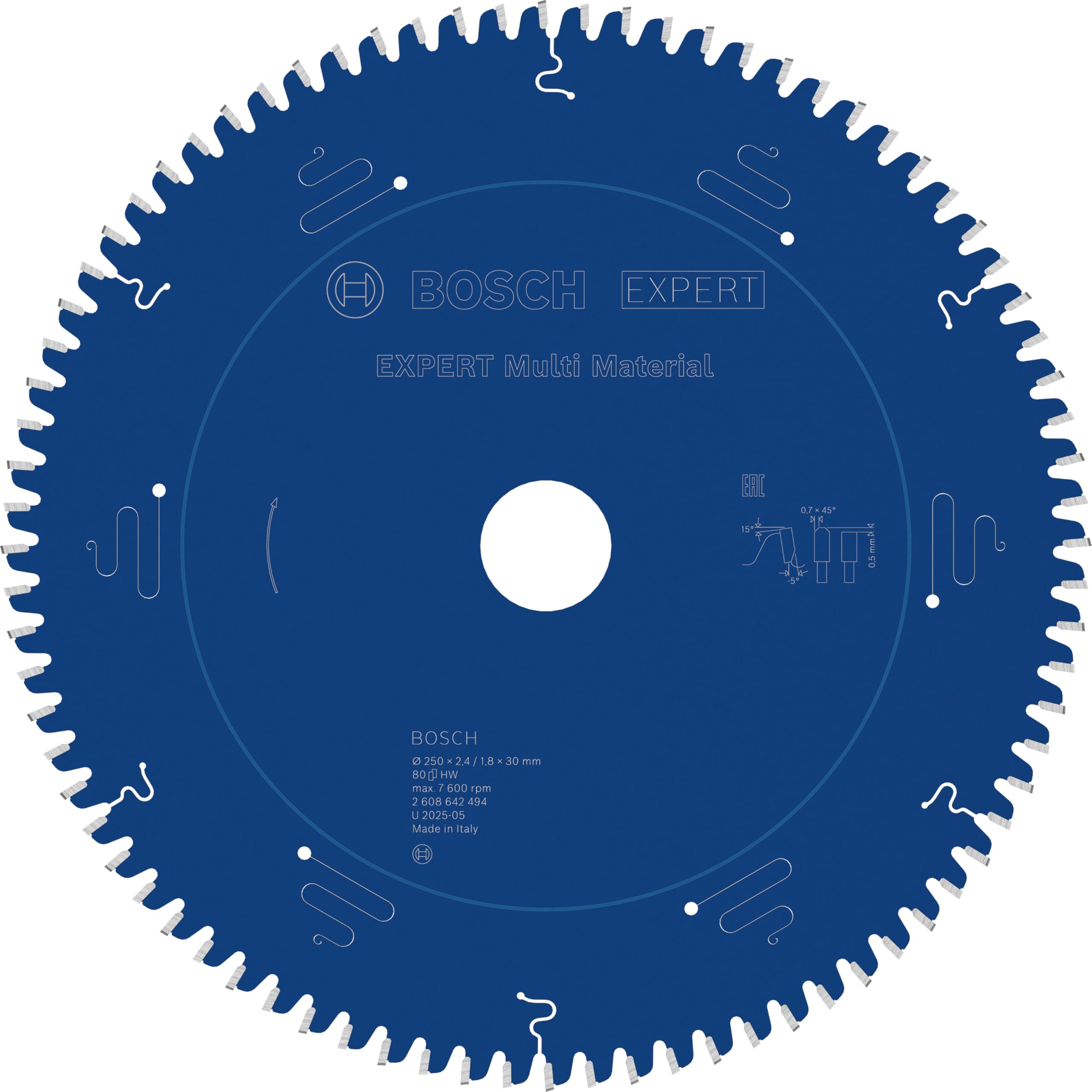 Bosch Accessories 2608642494 Circular Saw Blade Expert for Multi-Material