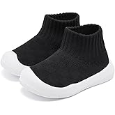 Eashi Baby Boy Girl Non-Skid Indoor Infant Walking Shoes Breathable Warm Elastic Sock Shoes with Memory Sole Protect Toes Outdoor Sneakers