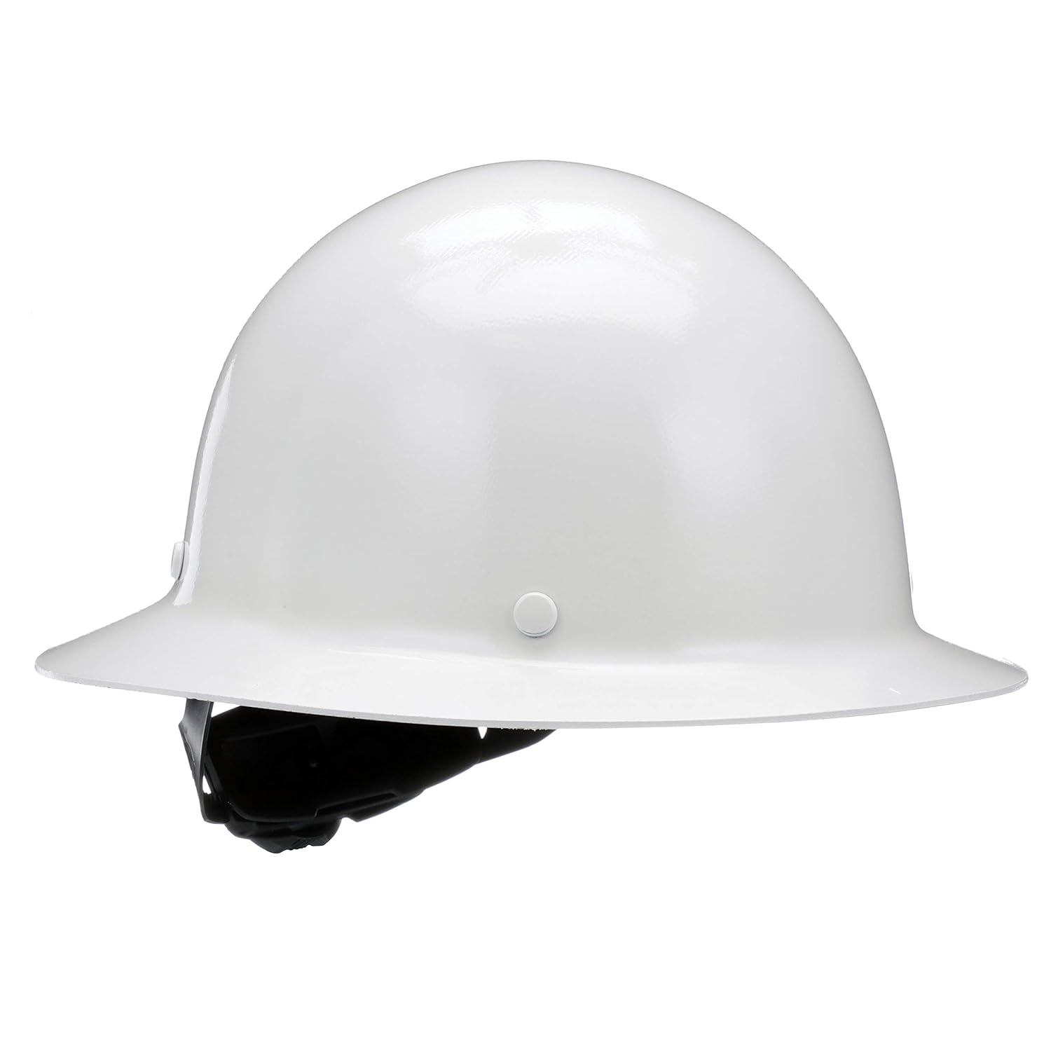 MSA 475408 Skullgard Full Brim Hard Hat, with 4-point Fas-Trac III Suspension, Standard, White