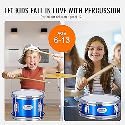 VEVOR Kids Drum Set, 14 in 3-Piece Beginner Junior