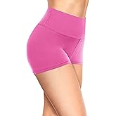 TNNZEET Biker Shorts Women - 8"/5"/3" High Waisted Tummy Control Workout Gym Spandex Booty Yoga Volleyball Shorts