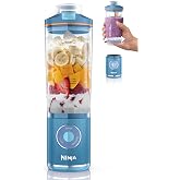 Ninja Blast Max Portable Blender, 22oz, Blue Raspberry, BC251BL2 | Twist &amp; Go removable 22-oz vessel. Auto-iQ Crush &amp; Smoothie programs, cordless. Dishwasher safe, leakproof lid.