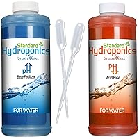 Standard Hydroponics pH Up and Down Kit,10 Ounce Liquide Nutrients Solution, For Hydroponic Grow Media, Coco Coir-Soil pH (PH