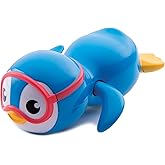 Munchkin® Wind Up Swimming Penguin Baby and Toddler Bath Toy, Blue