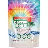 Nature&rsquo;s Stance Cotton Mouth Xylitol Mints - Sugar Free - 40 Count | Watermelon, Dry Mouth Relief, Xylitol Lozenges to Stimulate Saliva &amp; Freshen Breath, Throat, Teeth, Gums