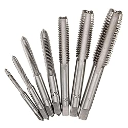 7Pcs M3-M12 HSS Metric Right Hand Machine Straight