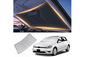 LZYYQX Windshield Sun Shade for Volkswagen Golf Front Window Shades Cover for 2015-2024 Golf Windshield Sun Visor Protector Car Accessories
