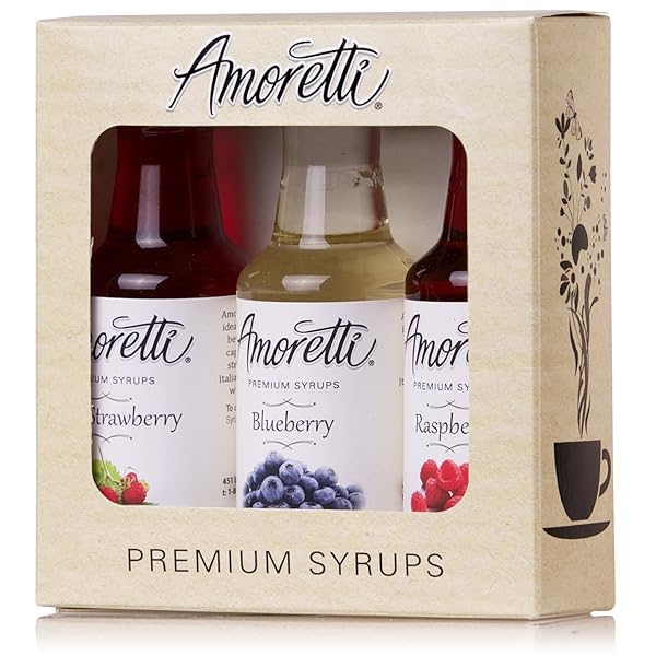 AMORETTI PREMIUM SYRUPS BERRY, 1.7 FL OZ (PACK...