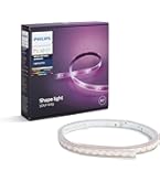 その他 PHILIPS hue LightstripPlus Amazon.com: PHILIPS 飛利浦Hue Lightstrip Plus 2m 底座套件和1