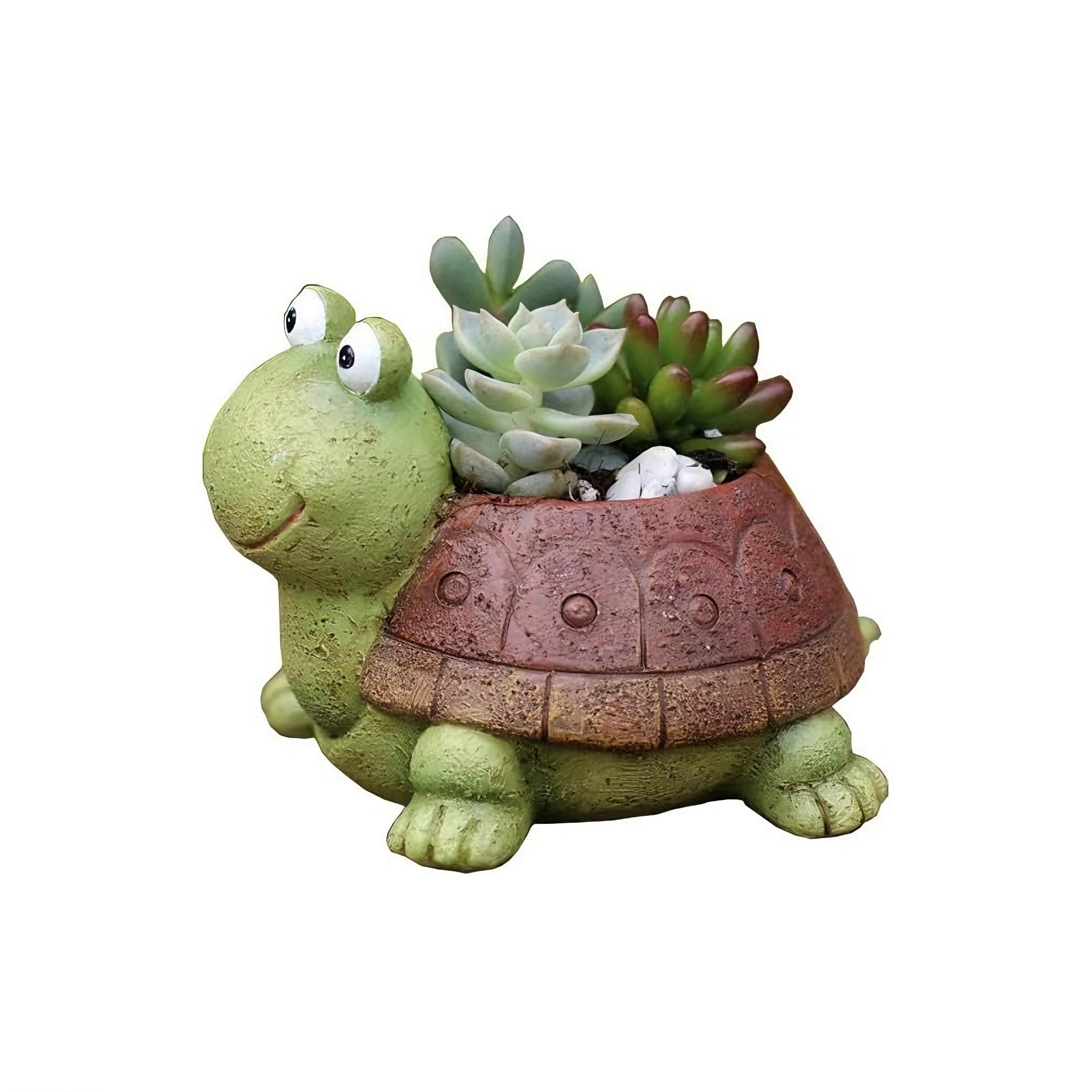 Ucoolbila Cute Succulent Planter for Small Plants, Turtle Gift for Boys Girls Women Birthday Present Desk Decor