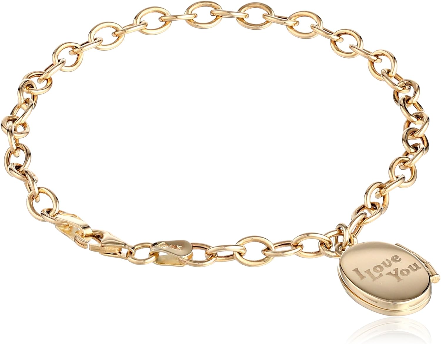 Locket bracelet with key Clearance