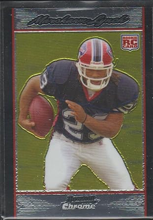 2007 Bowman Chrome Marshawn Lynch Bills Rookie Football Card Bc66 At Amazon S Sports Collectibles Store