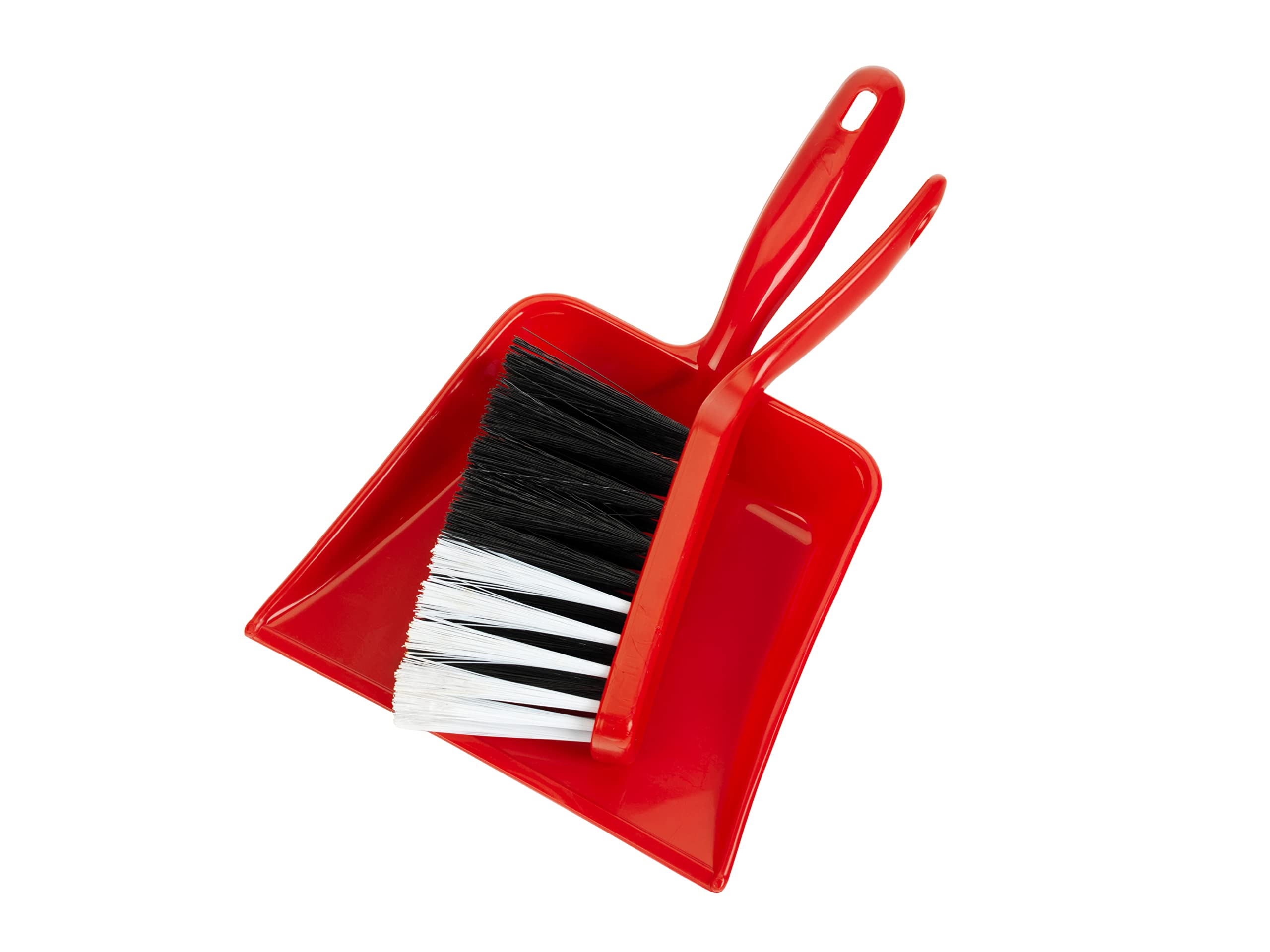 Theo Klein 6613 Pure Fresh brush set, 2-part I Durable Children's Hand Brush Set Including Dustpan I Toys for Children Aged 3 and over,White/ Black,Medium