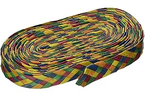 Planet Pleasures Rainbow Shredders Straight Ribbon Bird Toy, 30' L by 1" W