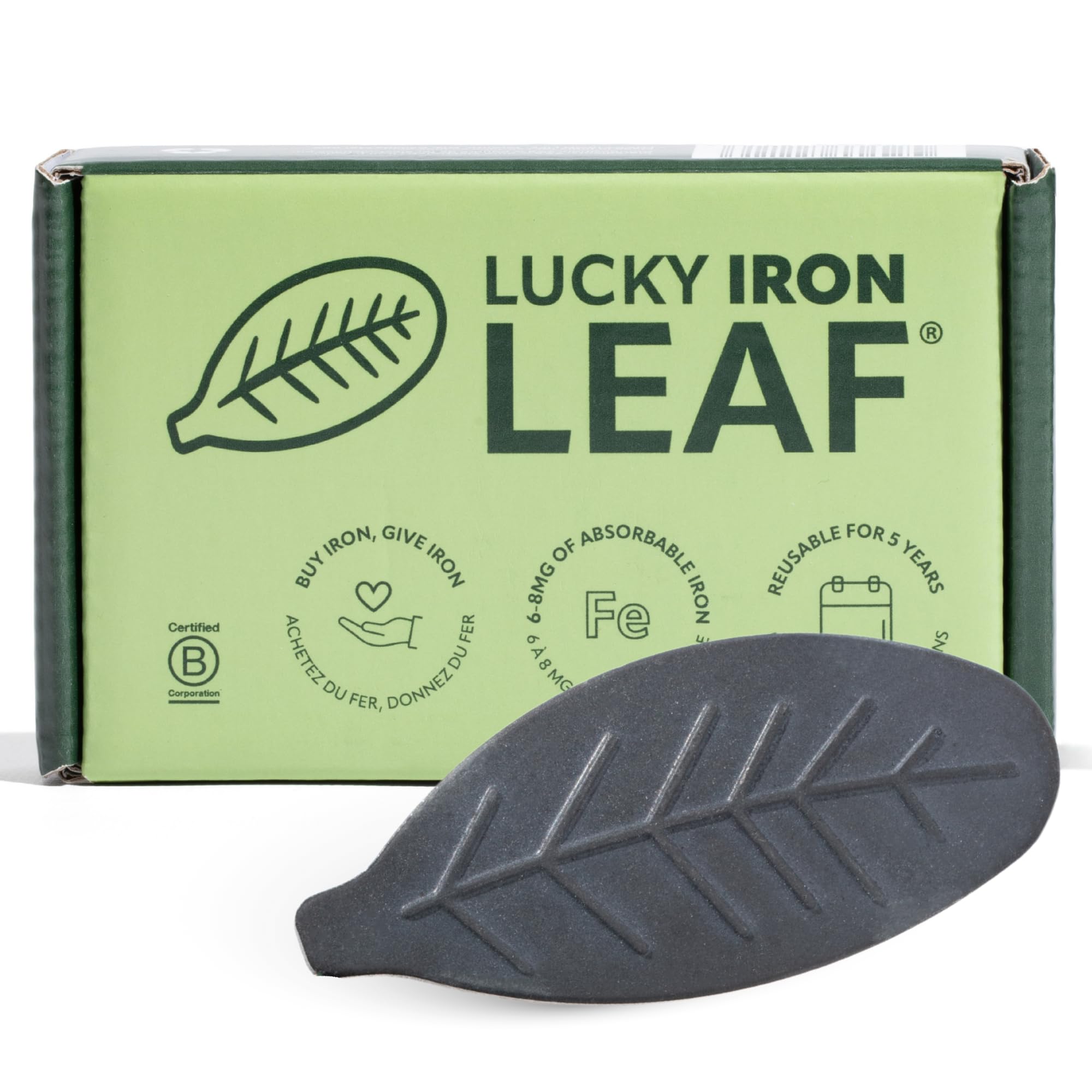 The Original Lucky Iron Leaf ®. an Iron Supplement Alternative to Reduce Deficiency. NO Side Effects. Use Once Daily - 5 Year Supply Included.