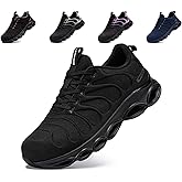 LARNMERN Steel Toe Shoes for Men Women Lightweight Work Safety Shoes Sneakers Comfortable Safety Toe Sneakers Stylish Work Sh