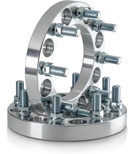 thumbnail image 2 of 4PC 1.5" Wheel Adapters / Spacers - 8x6.5 To 8x180mm - For Chevrolet Express, GMC Sierra, Silverado - Aluminum, 130mm Hub Bore 2 of 4