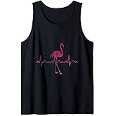 Heartbeat Flamingo Tank Top