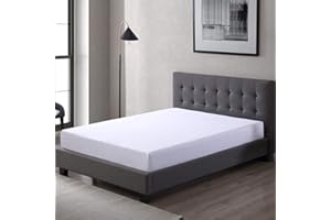 EXQ Home Premium Twin XL Mattress Protector Waterproof,Breathable & Noiseless Mattress Cover,Fitted 10''-18'' Deep Pocket