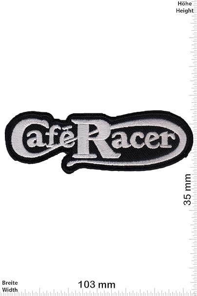 Parches - Cafe Racer - Black Silver
