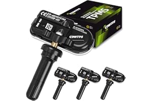 CDWTPS TPMS Sensor Dodge, 4-Pack 434MHz Tire Pressure Monitor Sensors Compatible with Dodge RAM Jeep Cherokee Replace#68249197AA.68239720AA.68157568AA.68239720AB.68239720AC.68324960AA.68239729AA