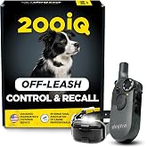 Dogtra 200iQ Professional Remote Training E Collar - 1/2 Mile, 100 Precision Levels, IPX9K Waterproof, Tone &amp; Vibration &ndash; Seamless No-Look Control Off-Leash Confidence for Dogs 10lb+