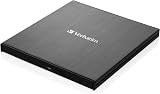 Verbatim 43888 Slimline External Blu-Ray DVD Drive Black 4K Ultra HD view 1