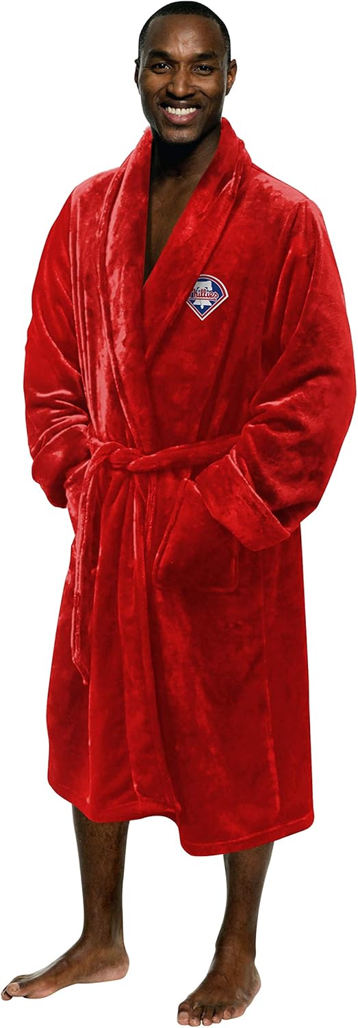 MLB Silk Touch Bath Robe : Sports & Outdoors