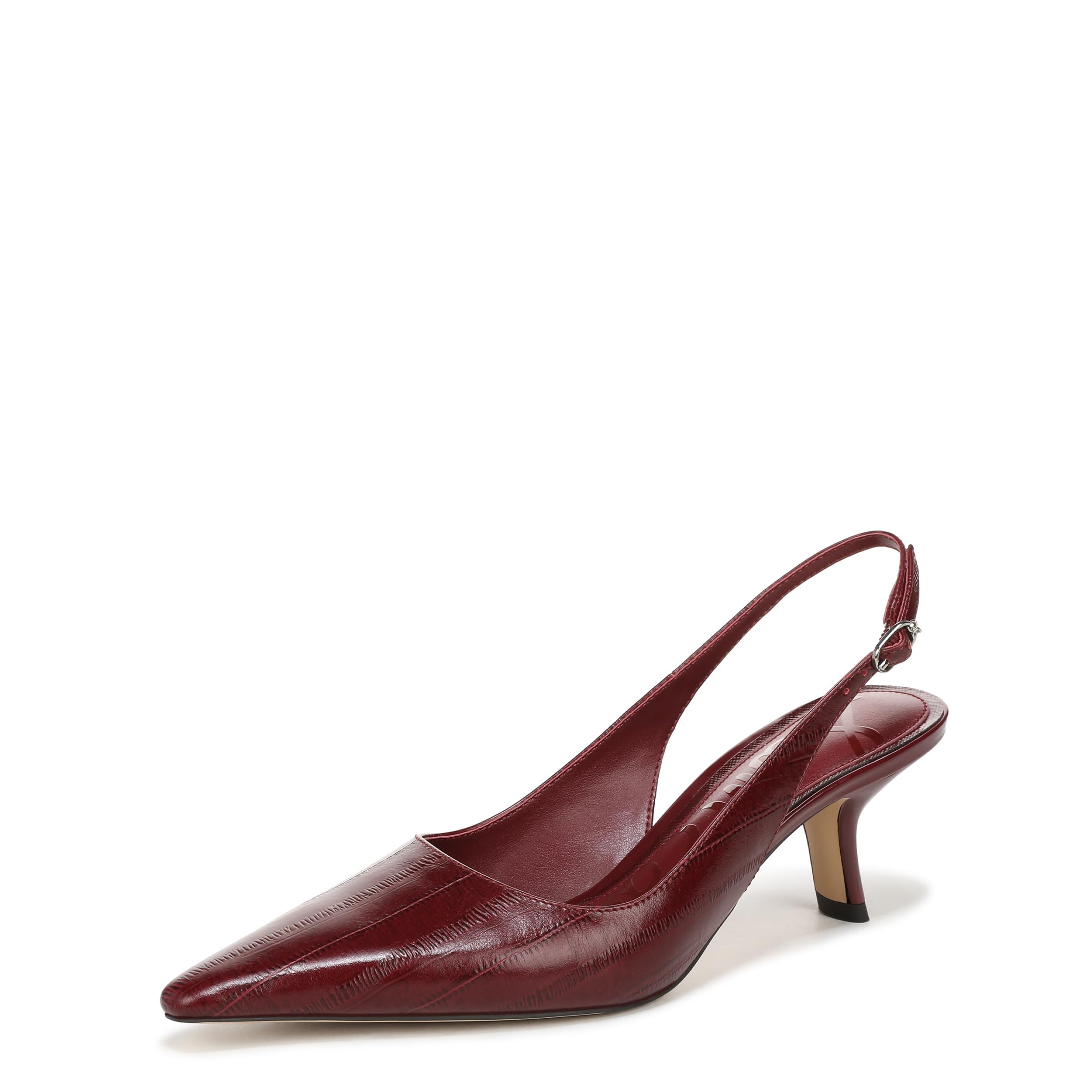 Sam Edelman Women’s Bianka Sling Pump, French Merlot, 12