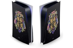Head Case Designs Officially Licensed Harry Potter Hogwarts Crest Graphics Vinyl Faceplate Sticker Gaming Skin Decal Cover Compatible With Sony PlayStation 5 PS5 Disc Edition Console