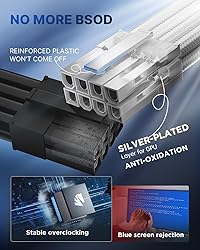 AsiaHorse 16AWG PSU Cable Extension Power