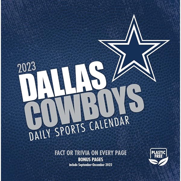 Amazon.com: TURNER SPORTS Dallas Cowboys 2023 Box Calendar (23998053036) : Office Products Amazon.com: TURNER SPORTS Dallas Cowboys 2023 Box Calendar (23998053036) : Office Products